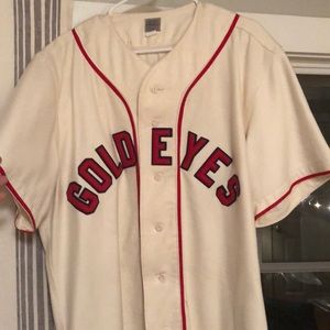 Rare Ebbets Field Flannels “Gold Eyes” Jersey #1